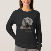 Weimaraner   Beautiful Weimaraner Hunting Dog Tシャツ (正面)