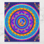 Weimaraner & Bunnies ワインラベル (シングルラベル)