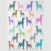 Weimaraner colorfull  薄葉紙 (正面)