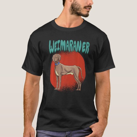 Weimaraner - Dog Identification - Dogs Lover - Dog Tシャツ (正面)