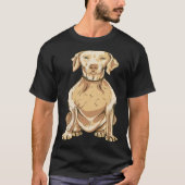Weimaraner dog tシャツ (正面)