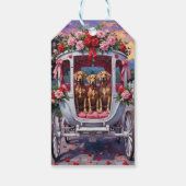 Weimaraner Dog Valentine's Day  ギフトタグ (裏面)