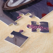 Weimaraner Dog Valentine's Day ジグソーパズル (側面)