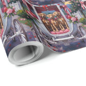 Weimaraner Dog Valentine's Day ラッピングペーパー (ロールコーナー)