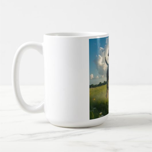 Weimaraner Elegant Coffee Mug コーヒーマグカップ (左)