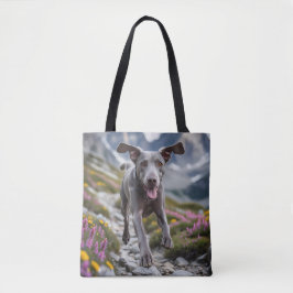 Weimaraner Elegant Shoulder Tote Bag トートバッグ