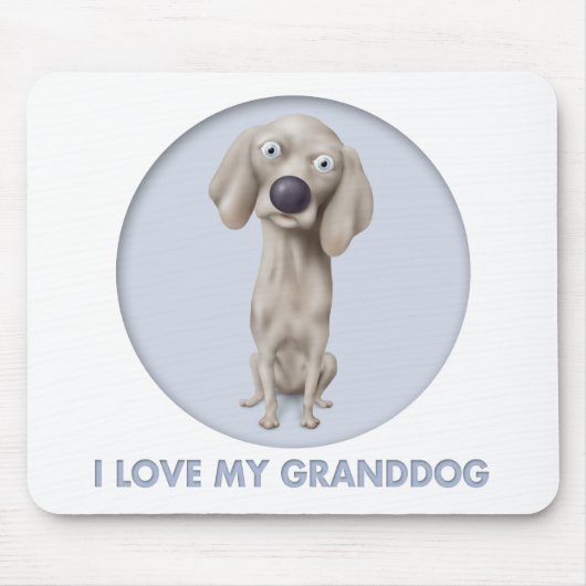Weimaraner Granddog マウスパッド (正面)