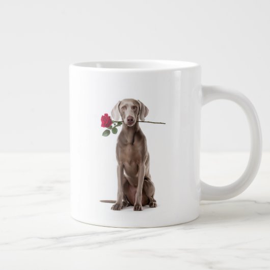 Weimaraner Love ジャンボコーヒーマグカップ (右)