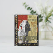 Weimaraner Nation :ヴィンテージWeimaraner! ポストカード (スタンド正面)