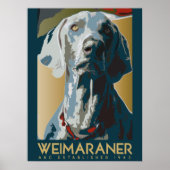 Weimaraner Nation : AKC Weimaraner ポスター (正面)