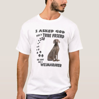 Weimaraner Quote Mom Weim Dad Costume, Cute Grey H Tシャツ