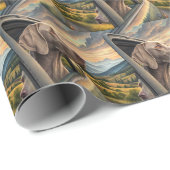 Weimaraner Scenic Gift Wrap ラッピングペーパー (ロールコーナー)