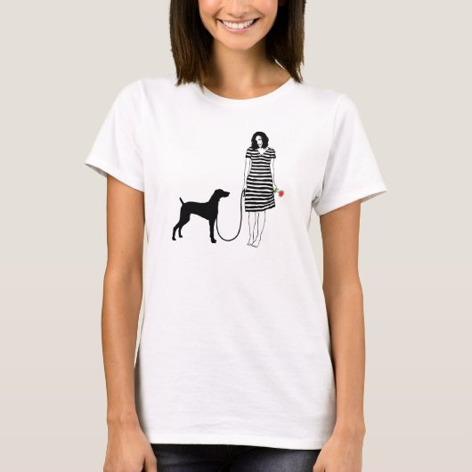 Weimaraner Tシャツ (正面)