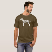 Weimaraner Word Art - Dog Lover Typography Design Tシャツ (正面フル)