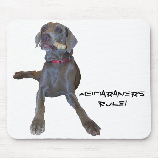 Weimaranersの規則! マウスパッド (正面)