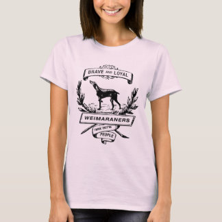Weimaraners 考え彼らは人 tシャツ