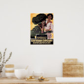 WEIN Restaurant Volkstheater 1908年ドイツ語Ad ポスター (キッチン)