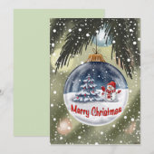 Weinachten, Karten 招待状 (正面/裏面)