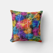 Weinan China City Map クッション (正面)