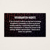 Weingarten Rights名刺 (正面)