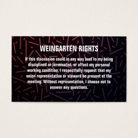 Weingarten Rights名刺 (正面)