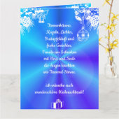 Weinhachtsgedict Deutsch,テキストの追加 カード (黄色い花)