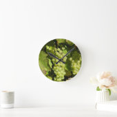 Weintrauben aus Langenlois ラウンド壁時計 (ホーム)