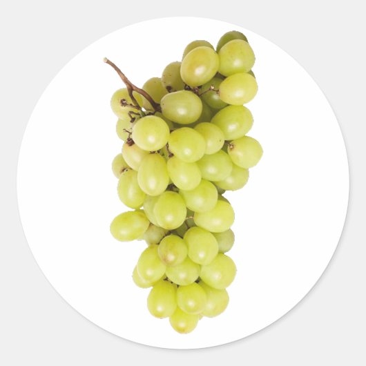 Weintrauben grapes ラウンドシール (正面)
