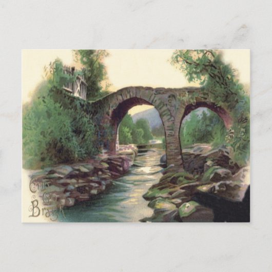 Weir Bridge Killarney 石橋 ポストカード (正面)