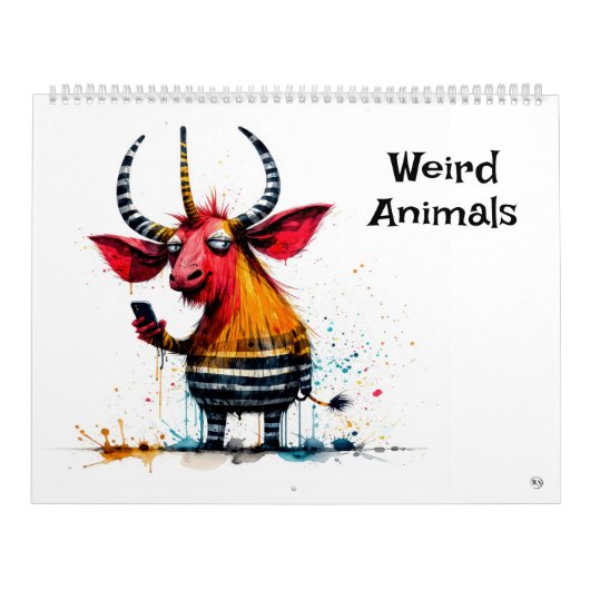 Weird Animals Art Calendar カレンダー (カバー)