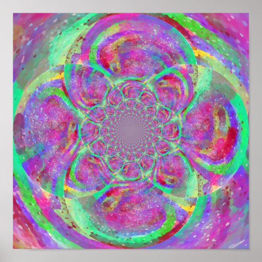 Weird art, cool vibes art print ポスター (正面)