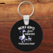 Weird Aunt Builds Character Funny Silly Goose Aunt キーホルダー (正面)