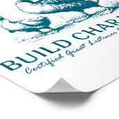 Weird Aunt Builds Character Funny Silly Goose Aunt ポスター (角)