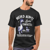 Weird Aunt Builds Character Funny Silly Goose Aunt Tシャツ (正面)