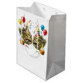 Weird Birthday Fish Heads ミディアムペーパーバッグ (裏面アングル)