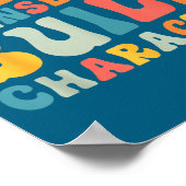 Weird Counselors Build Character Trendy Funny Quot ポスター (角)