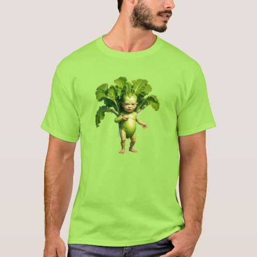 Weird Green Vegetable Baby T-Shirt Tシャツ (正面)