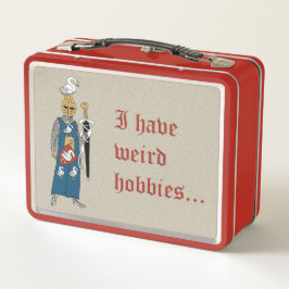 "Weird Hobbies" Metal Lunchbox メタルランチボックス