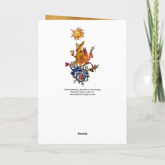 WEIRD MEDIEVAL BESTIARY,ALCHEMIST,RED DRAGON,Blue シーズンカード (裏面)