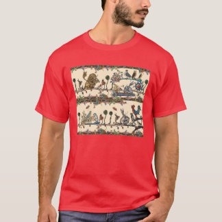 WEIRD MEDIEVAL BESTIARY MAKING MUSIC Violinist Lio Tシャツ