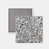 Weird Shapes Detailed Cartoon マグネット (正面/裏面)