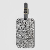 Weird Shapes Detailed Cartoon ラゲッジタグ (正面縦)