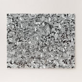 Weird Shapes Detailed Cartoon Difficult ジグソーパズル (横)