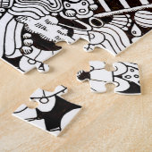 Weird Shapes Detailed Cartoon Difficult ジグソーパズル (側面)