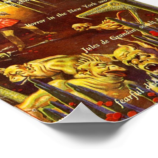 Weird Tales Comic Poster July1 ポスター (角)