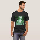 Weirdcore動物おもしろい女性男性トカゲLiz Tシャツ (正面フル)