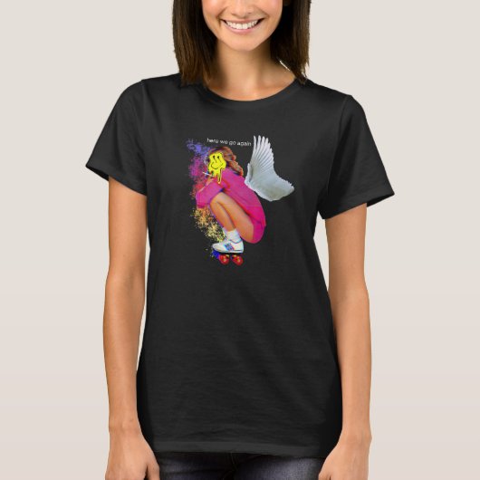 Weirdcore美的アルト服エステグランジティック Tシャツ (正面)