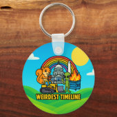 Weirdest Timeline Keychain by Phil Elmore キーホルダー (裏面)