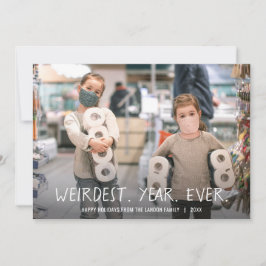 Weirdest Year Ever – ホリデー写真 シーズンカード