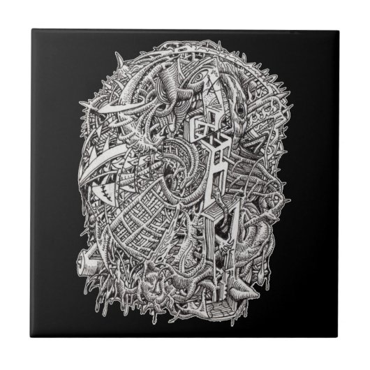 Weirdhead、Brian Benson著 タイル (正面)